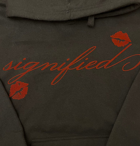 “Signified" hoodie black